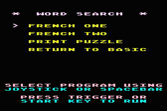 Word Search - French atari screenshot