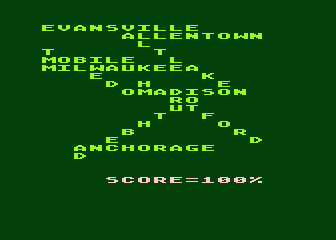 Word Search - Geography atari screenshot