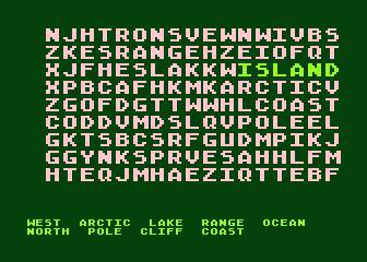 Word Search - Geography atari screenshot