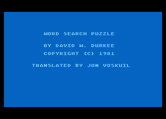 Word Search Puzzle Generator — screenshot 1
