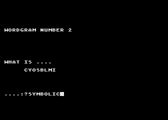 Wordgrams — screenshot 1