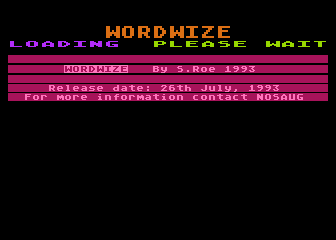 WordWize atari screenshot