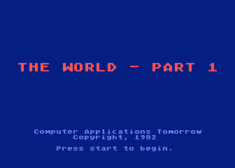 World - Countries and Capitals atari screenshot