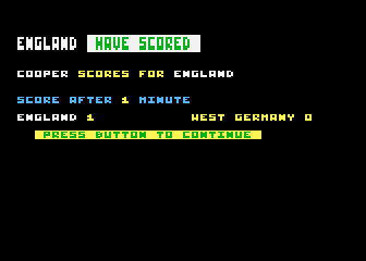 World Cup Manager atari screenshot