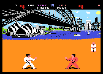 World Karate Championship atari screenshot