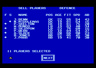World Soccer atari screenshot