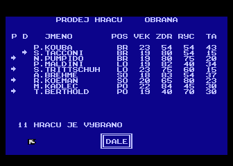 World Soccer CS atari screenshot