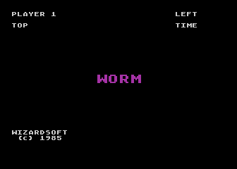 Worm atari screenshot