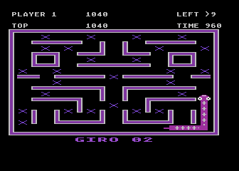 Worm atari screenshot