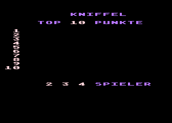 Wuerfel Kniffel atari screenshot