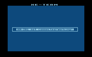 XE Term atari screenshot