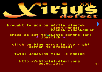 Xirius Defect XXL atari screenshot