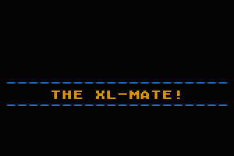 XL-Mate! atari screenshot