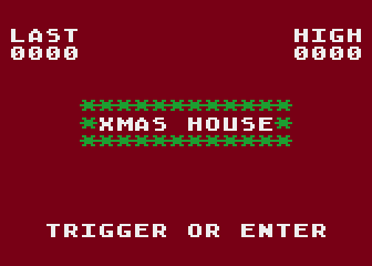 Xmas House atari screenshot