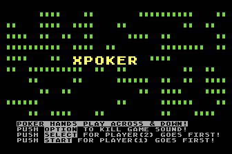 XPoker atari screenshot