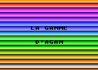 Yaacov Agam's Interactive Painting atari screenshot