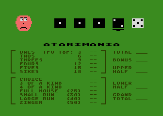 Yahtman atari screenshot