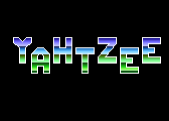 Yahtzee atari screenshot