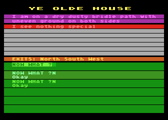 Olde House (Ye) atari screenshot