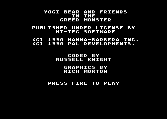 Yogi Bear and Friends in the Greed Monster — screenshot 1