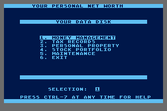 Your Personal Net Worth atari screenshot
