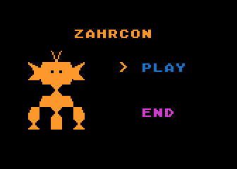 Zahrcon atari screenshot