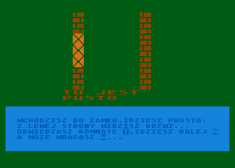 Zamek na Wzgórzu atari screenshot