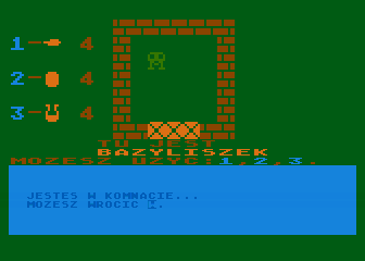 Zamek na Wzgórzu atari screenshot