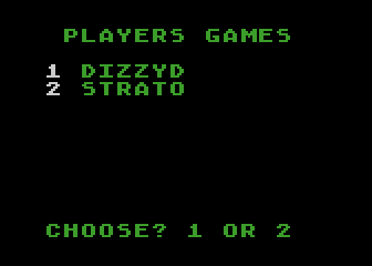 [COMP] Zap-Pak - Dizzy Dice / Stratosphere atari screenshot