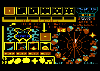 [COMP] Zap-Pak - Dizzy Dice / Stratosphere atari screenshot
