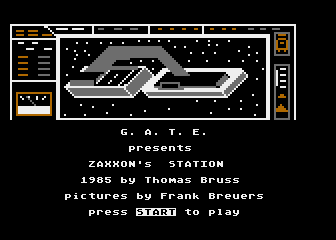 Zaxxon's Station atari screenshot