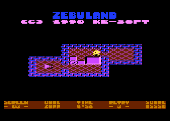 Zebu-Land atari screenshot