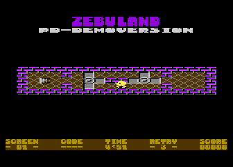 Zebu-Land atari screenshot