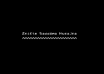 Znicte Saddama Husajna atari screenshot
