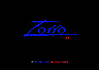 Zorro atari screenshot