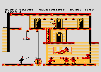 Zorro atari screenshot