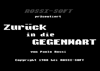 Zurück in die Gegenwart atari screenshot