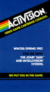 Atari 2600 VCS  catalog - Activision - 1983
(1/20)