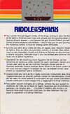 Riddle of the Sphinx Atari catalog