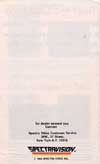 Atari 2600 VCS  catalog - Spectravision - 1982
(6/6)