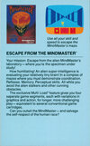 Escape from the Mindmaster Atari catalog