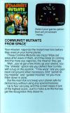 Communist Mutants from Space Atari catalog