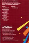 Atari 400 800 XL XE  catalog - Activision - 1983
(5/5)