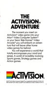 Atari 2600 VCS  catalog - Activision - 1982
(3/20)