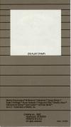Atari 2600 VCS  catalog - M Network / Mattel Electronics - 1982
(7/7)