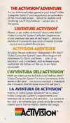 Atari 2600 VCS  catalog - Activision - 1982
(2/16)