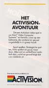 Atari 2600 VCS  catalog - Activision - 1982
(2/12)