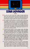 Star Voyager Atari catalog