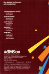 Atari 5200  catalog - Activision - 1983
(5/5)