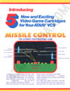 Missile Control Atari catalog